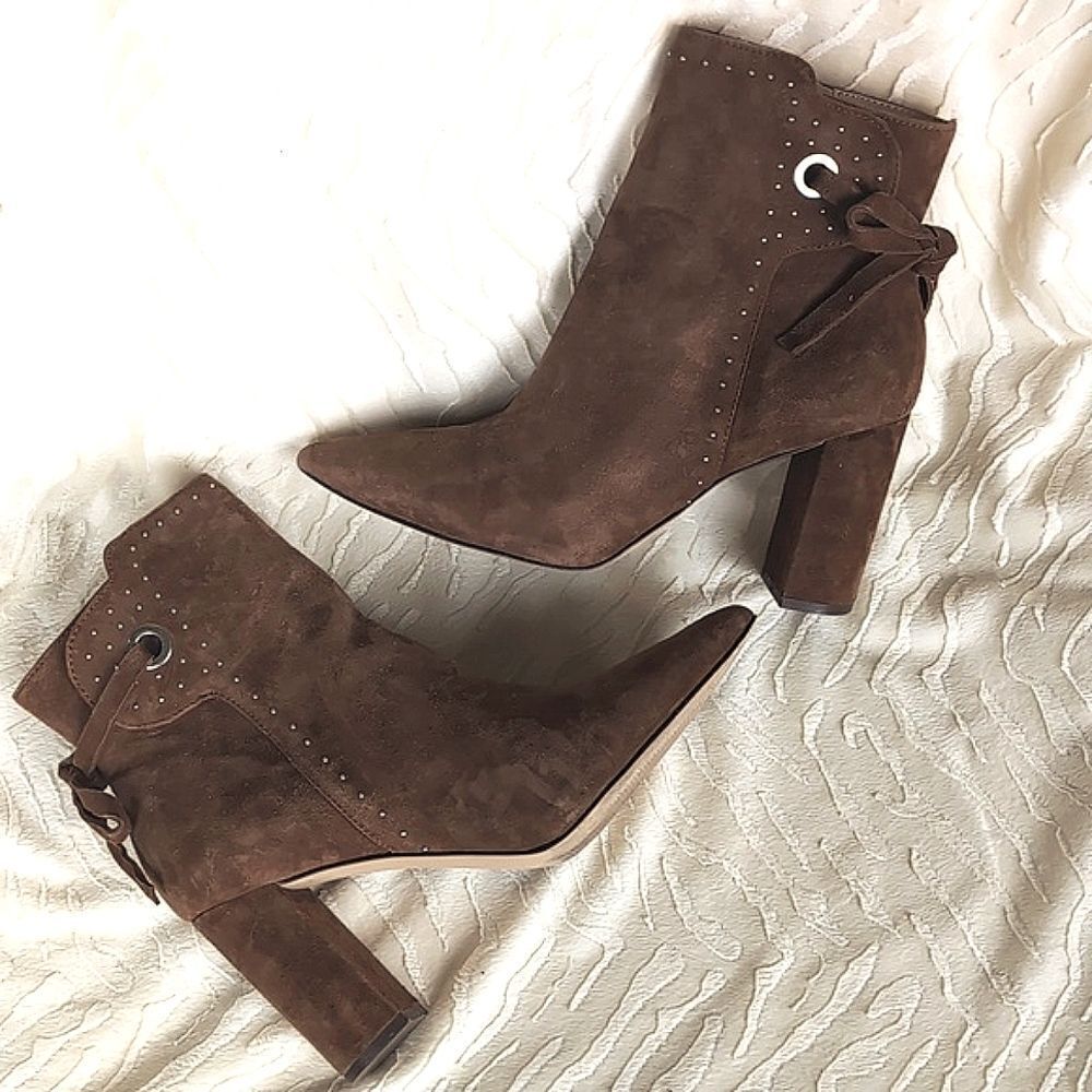Chelsea And Violet Miley Boots Size 8.5 Chocolate Suede🤎 - Picture 3 of 14